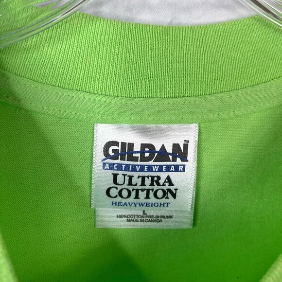 Vintage Gildan Las Vegas Dolphins Green T-Shirt Large Green - Picture 3 of 8